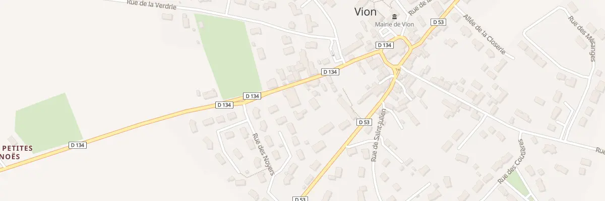 Plan du 10 Rue de la Chapelle Du Chêne à Vion
