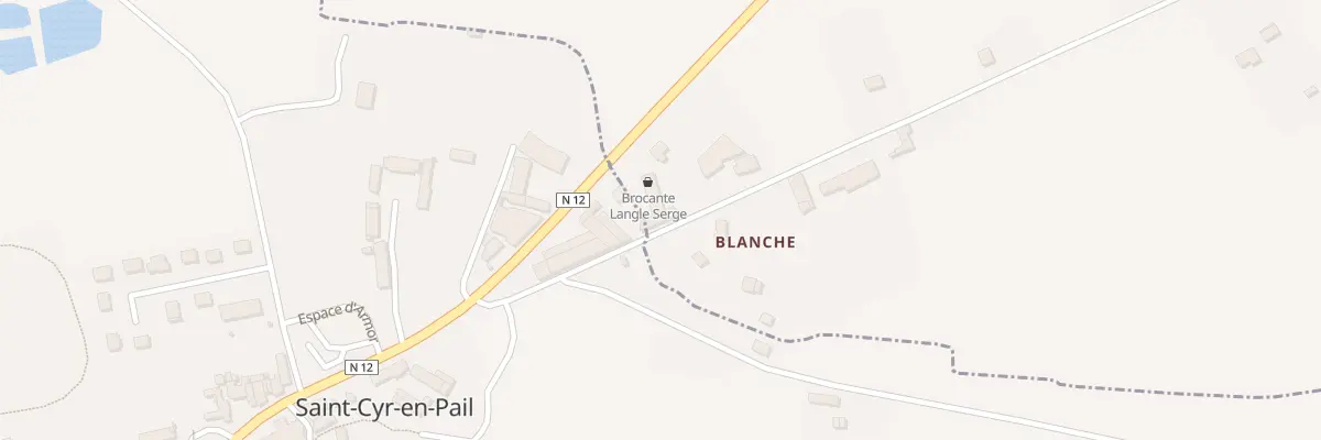 Plan du 180 Blanche à Pré-en-Pail-Saint-Samson