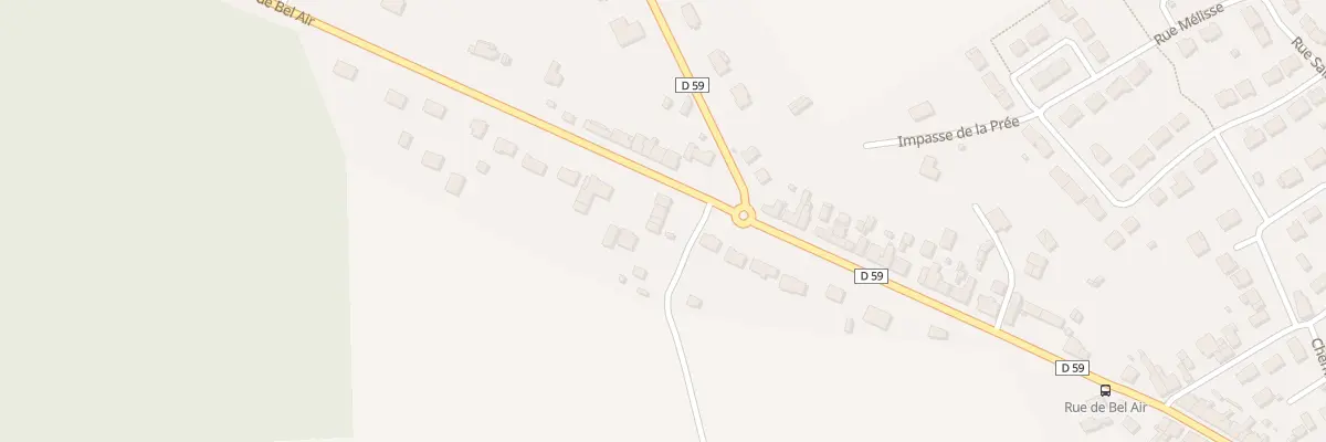 Plan du 15 Rue de Bel-Air à Jarzé Villages
