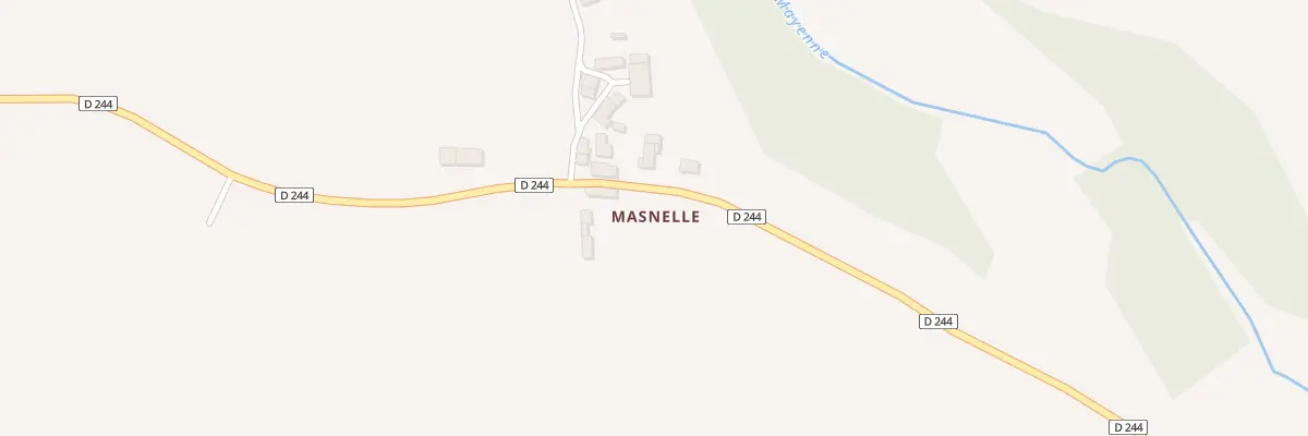 Plan du 2 Masnelle à Saint-Calais-du-Désert