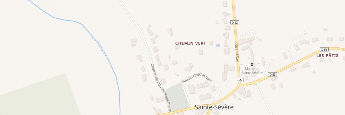 Plan du 6 Chem de l’Ouche Saint Pierre à Sainte-Sévère