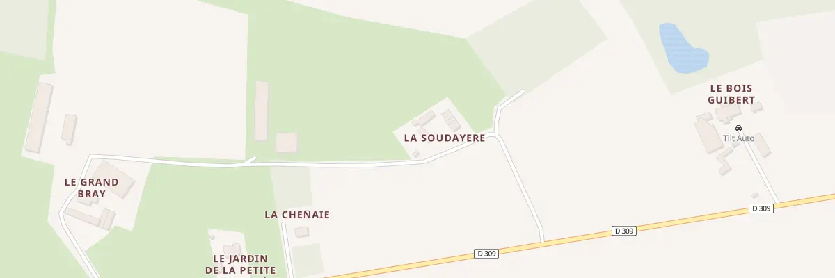Plan du 5010 La Soudayere à Parcé-sur-Sarthe