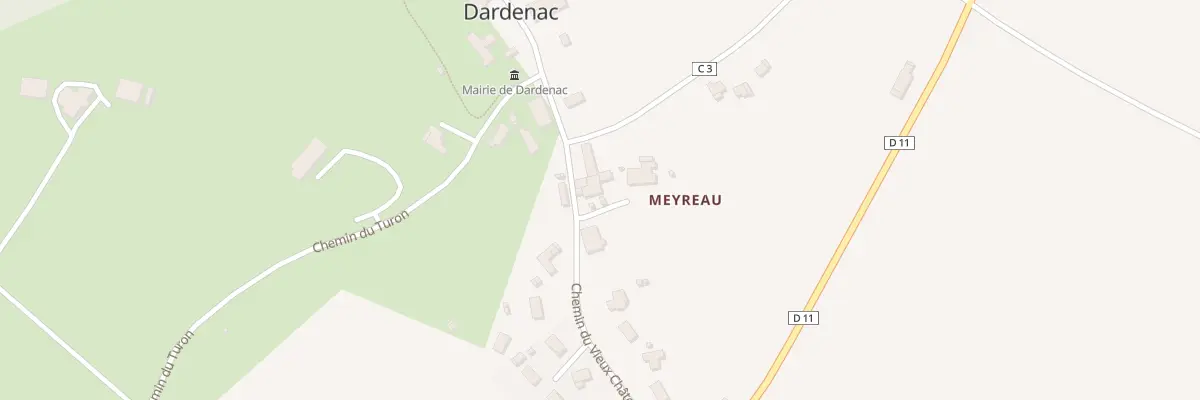 Plan du 2 Imp Meyreau à Dardenac