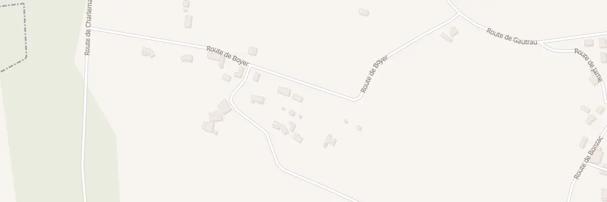 Plan du 232 Boyer à Savignac-de-l’Isle