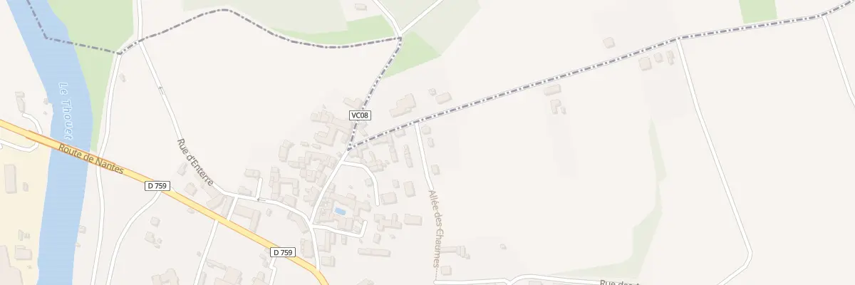 Plan du 22 Rte de Sainte-Verge à Thouars