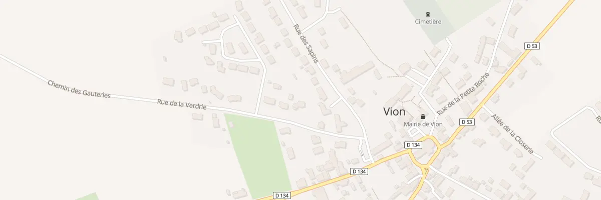 Plan du 7 Rue de la Verdrie à Vion