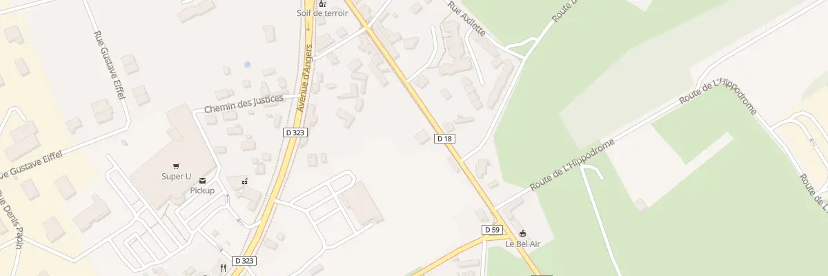 Plan du 14 Rue de la Rochefoucauld à Durtal