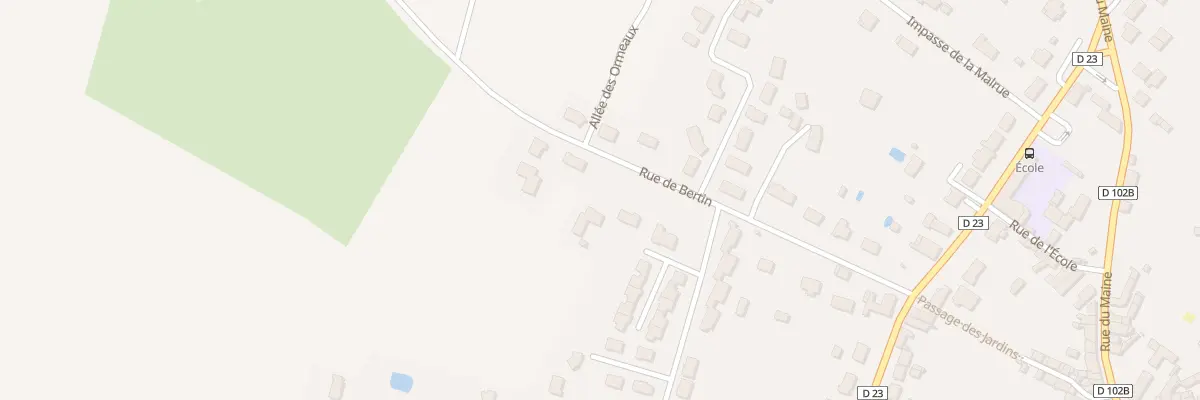 Plan du 13 Che des Bois de Bertin à La Chapelle-d’Aligné