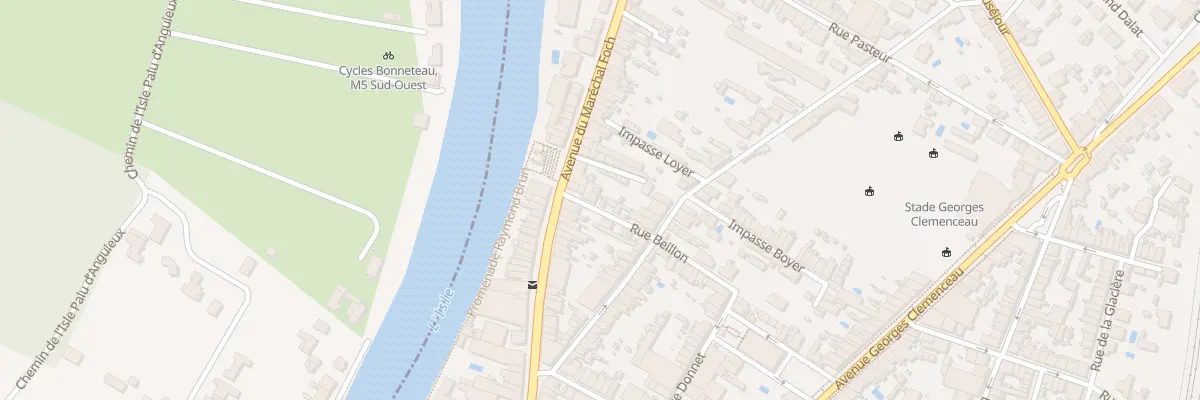 Plan du 7 Rue Beillon à Libourne