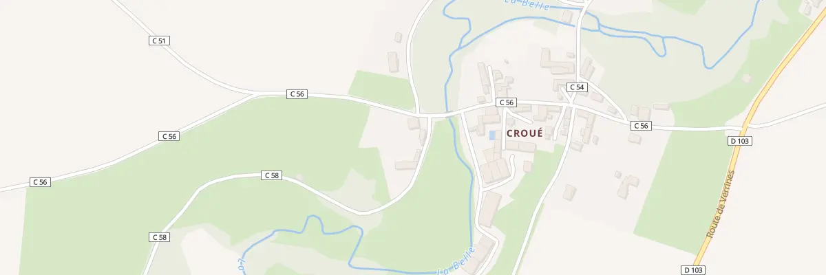 Plan du 33 Rte de Saumon Montigne à Celles-sur-Belle