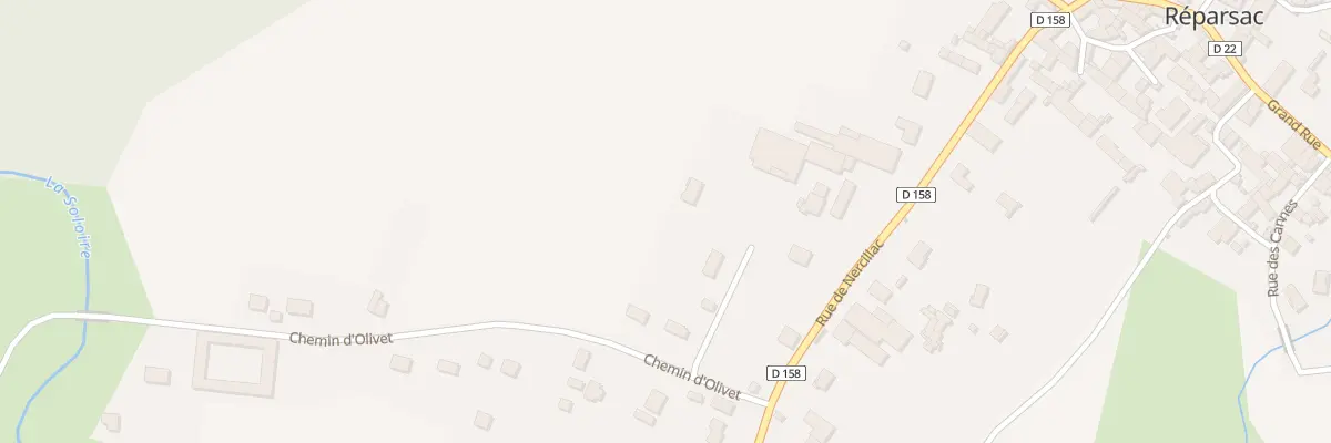 Plan du 14 Chem d’Olivet à Réparsac