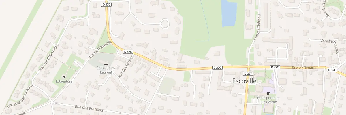 Plan du 13B Rue de Troarn à Escoville