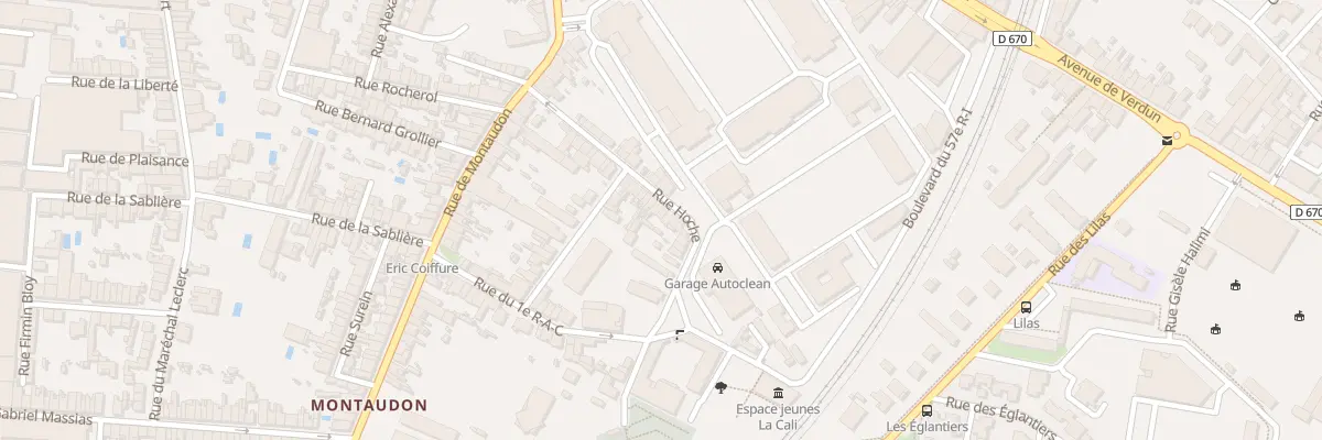 Plan du 34 Rue Hoche à Libourne