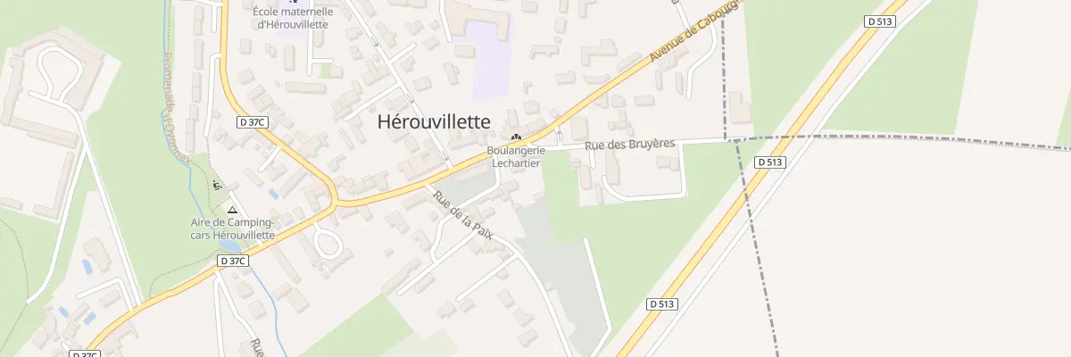 Plan du 4 Av de Cabourg à Hérouvillette