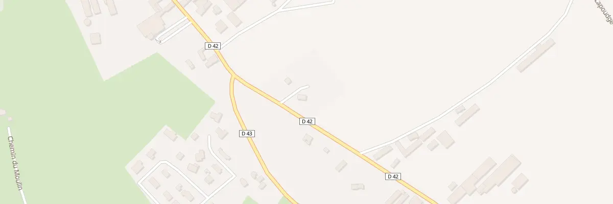 Plan du 1765 Rte Départementale 42 à Escoubès