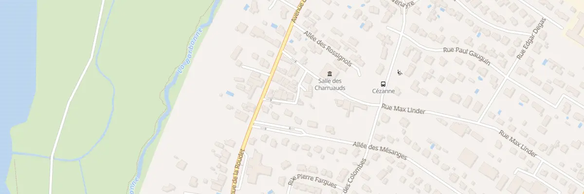 Plan du 7 All des Hirondelles à Libourne