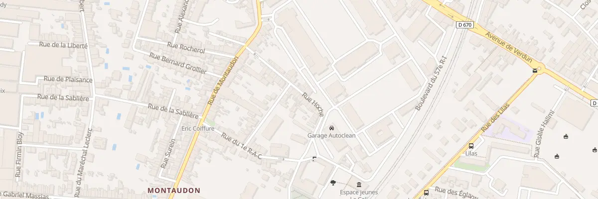 Plan du 28 Rue Hoche à Libourne