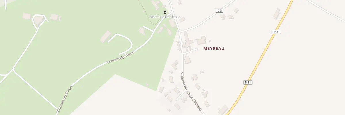 Plan du 13 Chem du Vieux Château à Dardenac