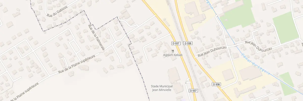 Plan du 3 Rue du Stade à Coarraze