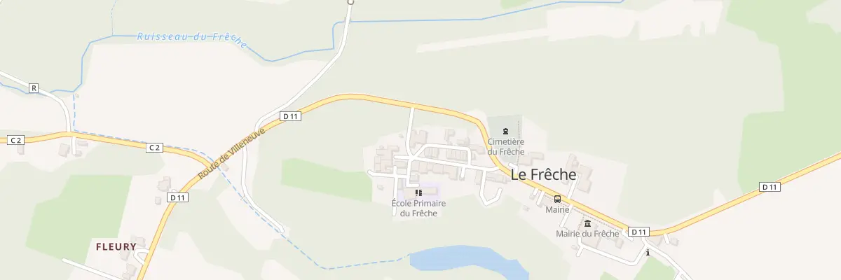 Plan du 94 Rue du Bourg au Frêche