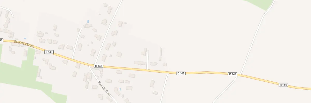 Plan du 43 Rue de l’Ecole à Glénay