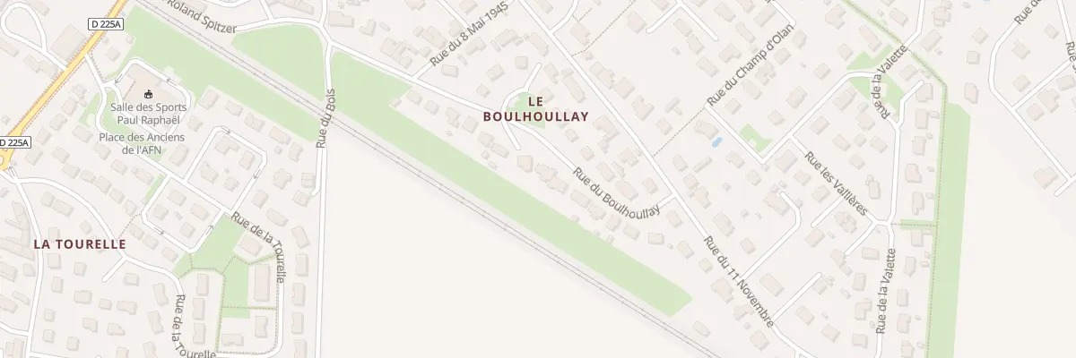 Plan du 16 Rue du Boulhoullay à Frénouville