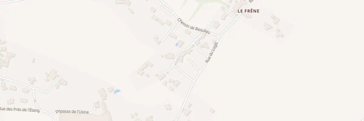 Plan du 57 Rue du Logis La Brousse à Azay-le-Brûlé