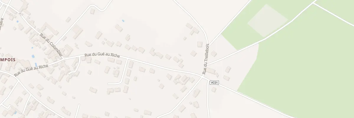 Plan du 4 Rue du Gué au Riche à Sainte-Verge