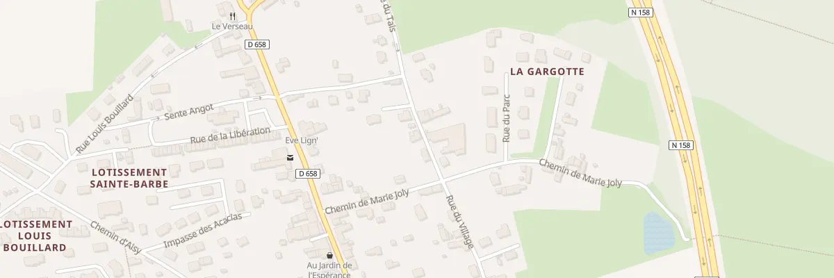 Plan du 10 Rue du Village à Potigny