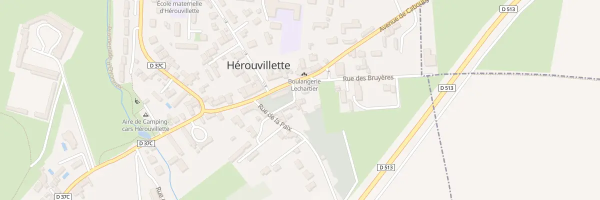 Plan du 4 Rue de l’Église à Hérouvillette