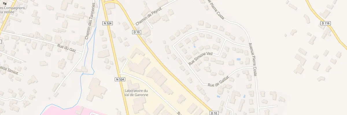 Plan du 28 Rue Simone Veil à Langon