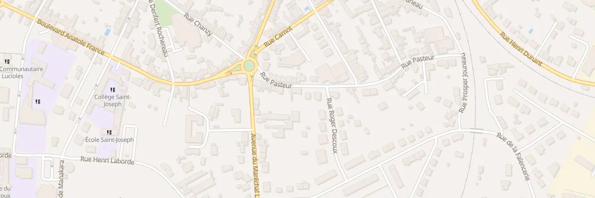 Plan du 8 Rue Pasteur à Parthenay