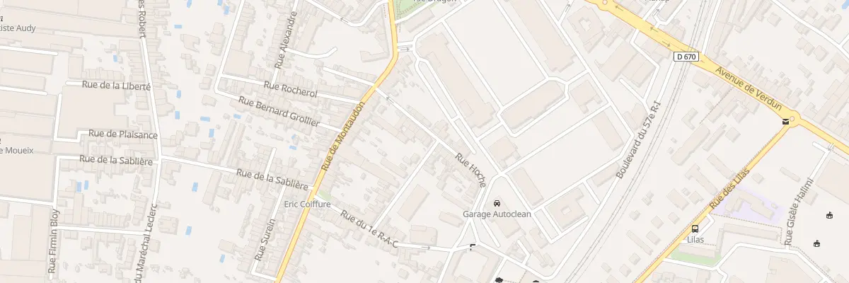 Plan du 18 Rue Hoche à Libourne