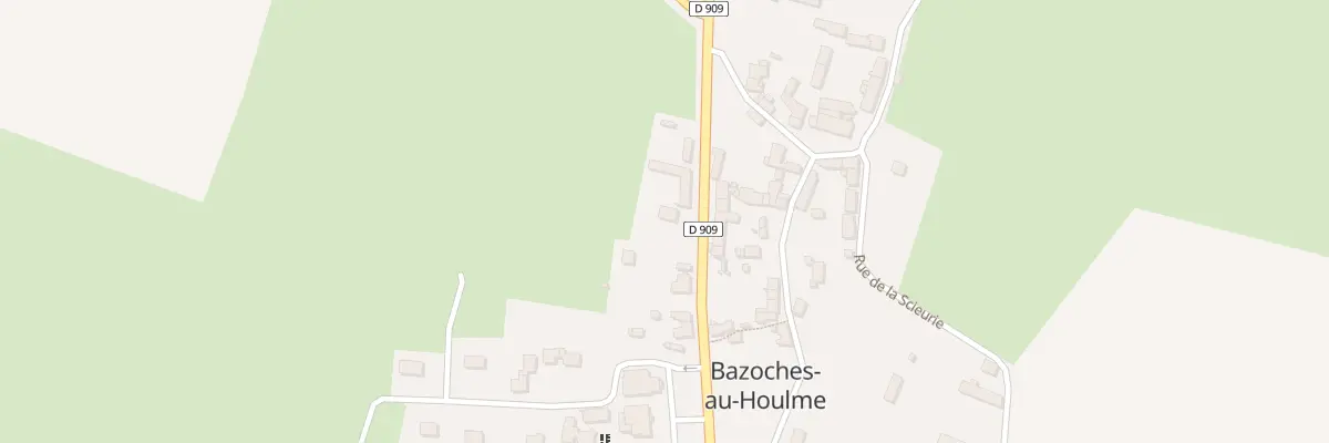 Plan du 25 Rte de Putanges à Bazoches-au-Houlme