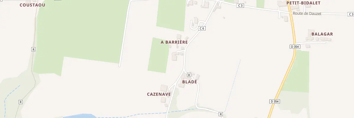 Plan du 250 Rte de Pinton au Frêche
