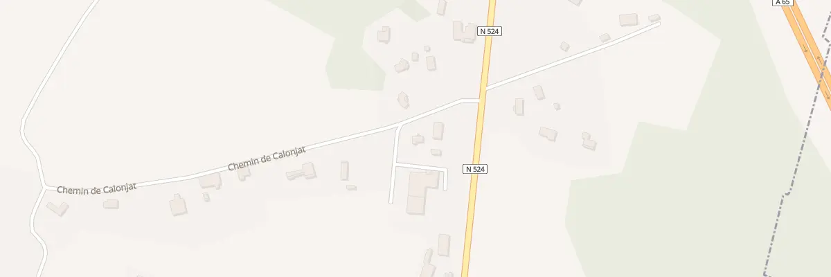 Plan du 63 Che de Calonjat à Bernos-Beaulac