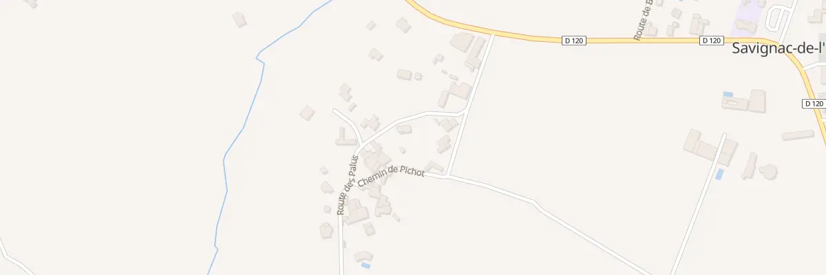Plan du 88 Pichot à Savignac-de-l’Isle