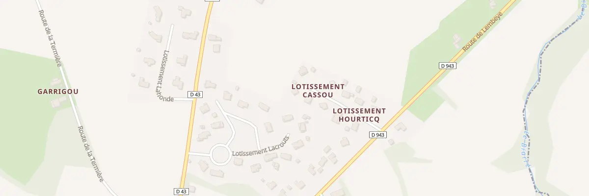 Plan du 9334 Lot Cassou à Saint-Jammes
