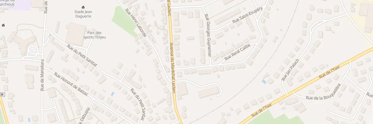 Plan du 3 Rue Rene Caillie à Parthenay