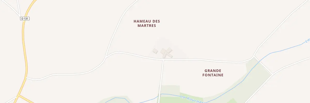Plan du 1 Hameau des Martres au Gicq