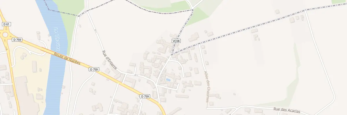 Plan du 12B Rte de Sainte-Verge à Thouars