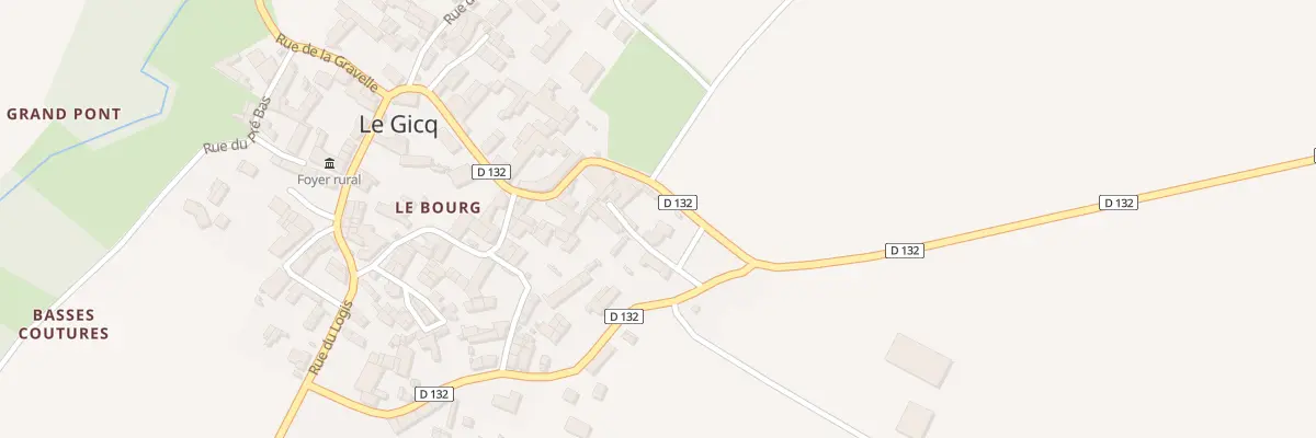 Plan du 14 Rue de la Chalende au Gicq