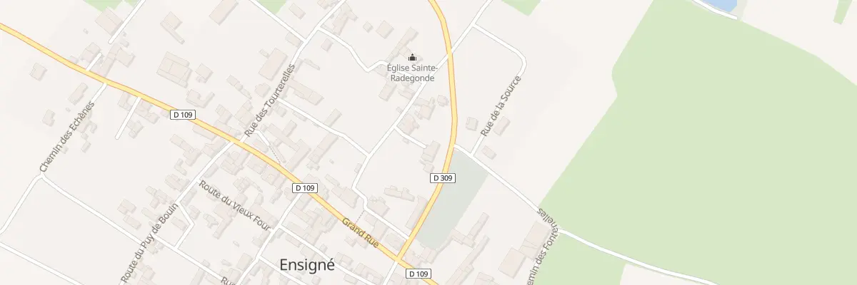 Plan du 4 Rue de la Chaume à Ensigné