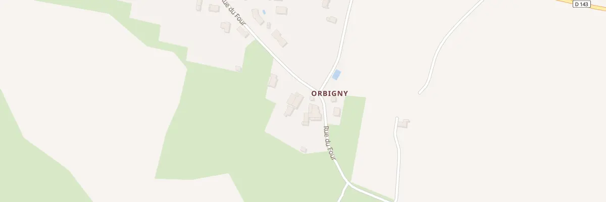 Plan du 8 Rue du Four à Glénay