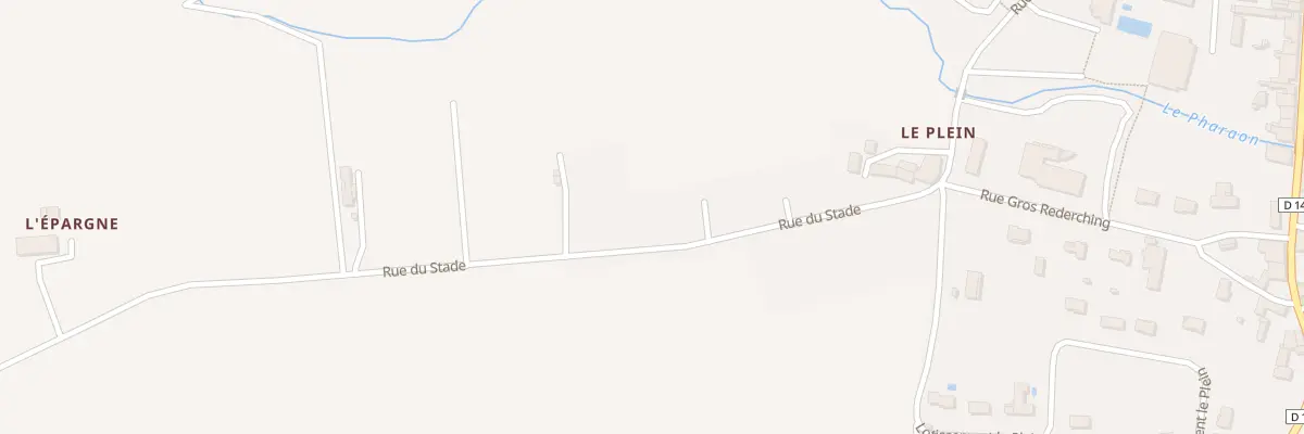 Plan du 12 Rue du Stade à Baignes-Sainte-Radegonde