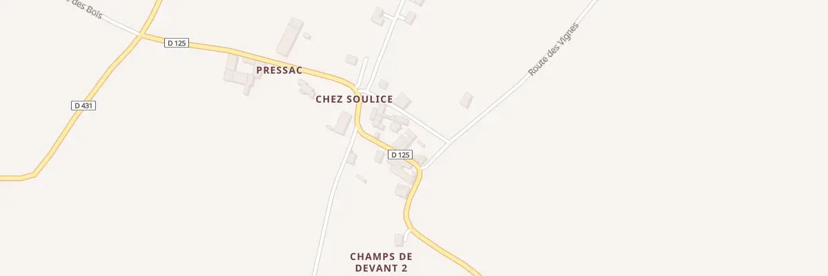 Plan du 22 Rte des Vignes à Lachaise