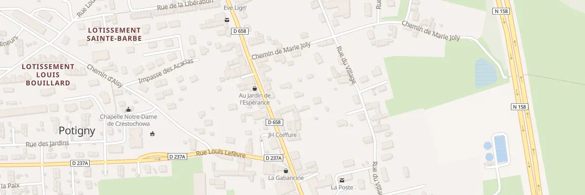 Plan du 5131 Rue du Général Leclerc à Potigny