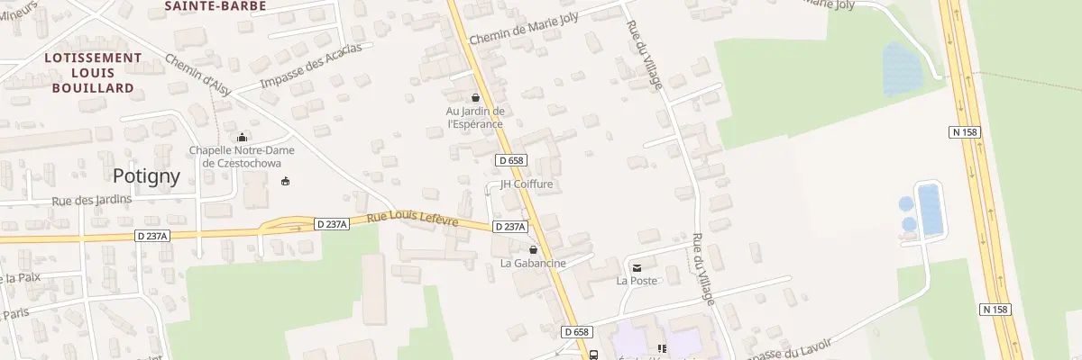 Plan du 45 Rue du Général Leclerc à Potigny