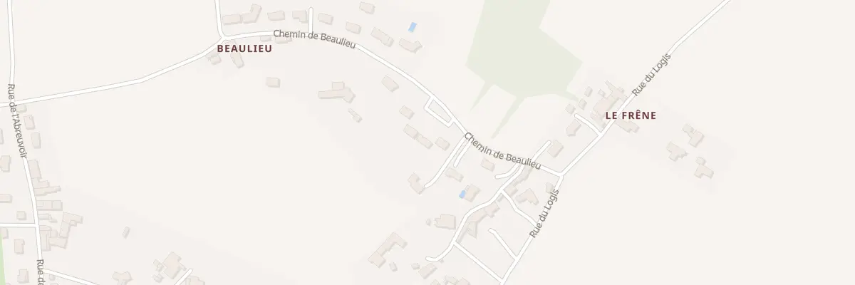 Plan du 17 Chem de Beaulieu La Brousse à Azay-le-Brûlé