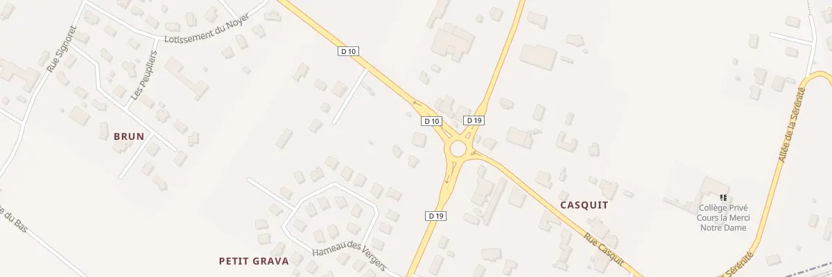 Plan du 174 Petit Grava à Saint-Maixant